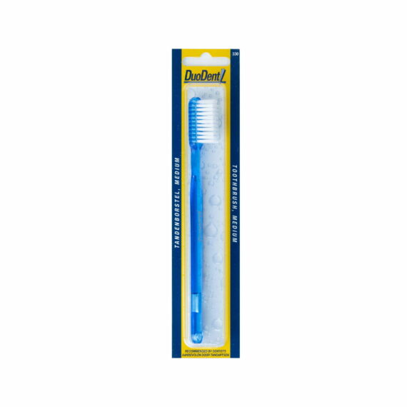 Verpakking DuoDent Medium Tandenborstel blauw
