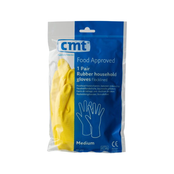 Verpakking D&CC CMT Huishoudhandschoenen geel