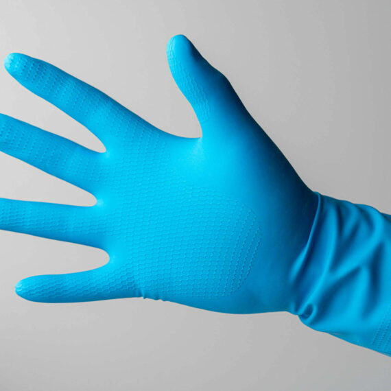 D&CC CMT Huishoud handschoen blauw