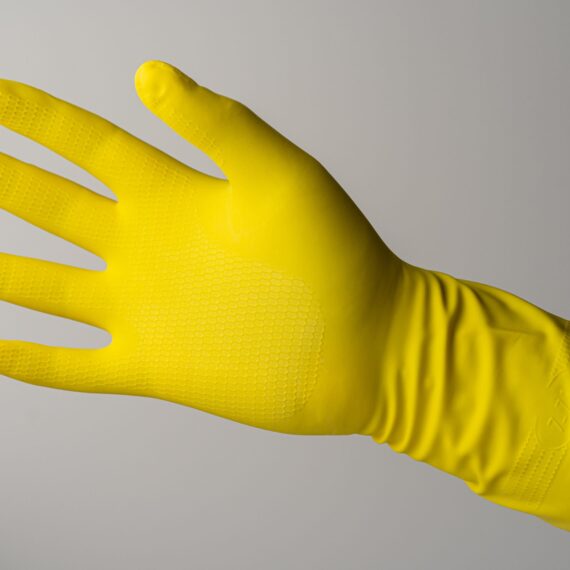 D&CC CMT Huishoudhandschoenen geel